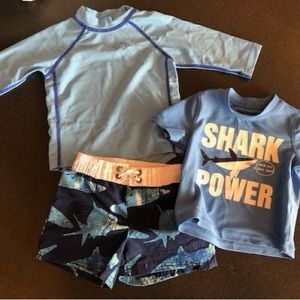 Oshkosh boys 3 month three price swim set